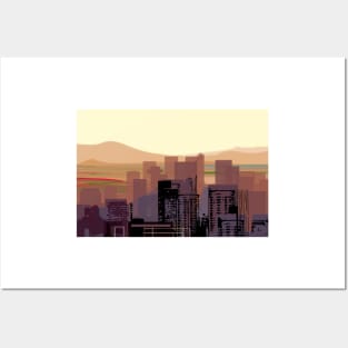 Phoenix Skyline Posters and Art